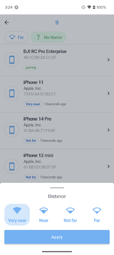 BF  Bluetooth Finder
