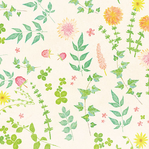 Flower Wallpaper Green Leaf logo