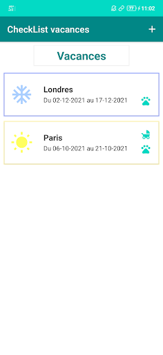 Holiday Checklist Screen 2