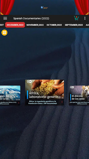 Screenshot of Documentales Españoles