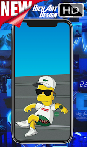 Screenshot 4 Happy Tree And Bart Wallpaper  android