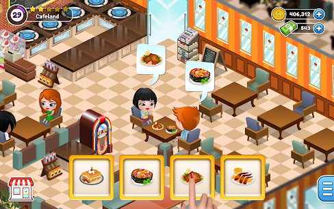 Baixe Cafeland Mod APK : Dinheiro Ilimitado 1