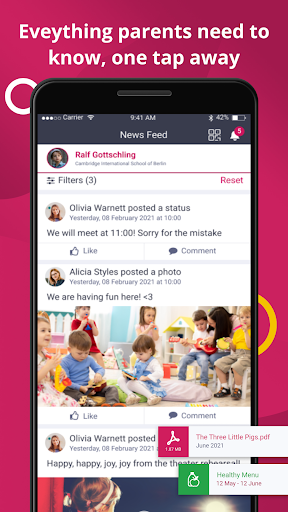 Kinderpedia: Childcare Screen 3