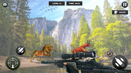 스나이퍼 3D 사자 사냥꾼 - 동물 사냥 게임