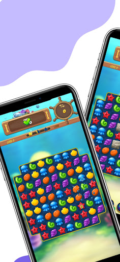 Android application Ocean Blast Match 3 screenshort