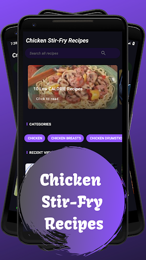 Android application Chicken Stir Fry Recipes screenshort