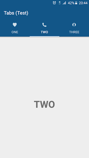Tabs Screen 2