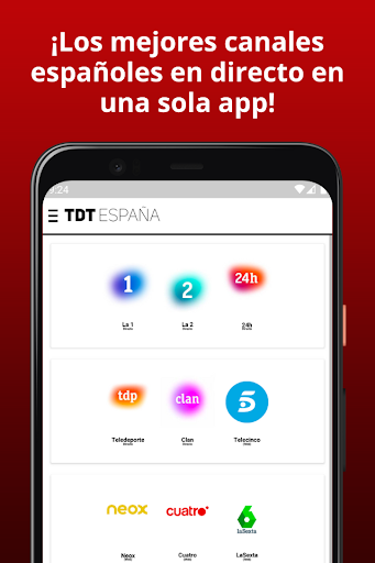 TDT España en directo canales