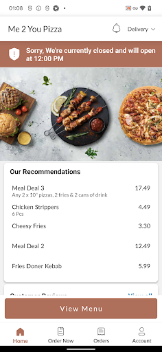 Me 2 You Pizza Screen 2