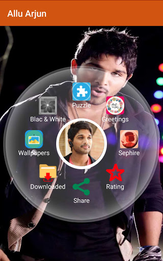 Android application Allu Arjun screenshort