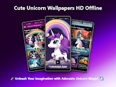 Unicorn wallpapers HD Offlineのおすすめ画像1