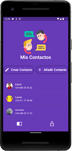 Material Dialer Screen 2
