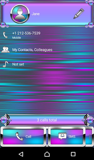 Light Pattern Dialer theme Screen 2