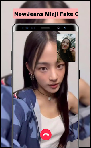 NewJeans Minji Fake Call Screen 2