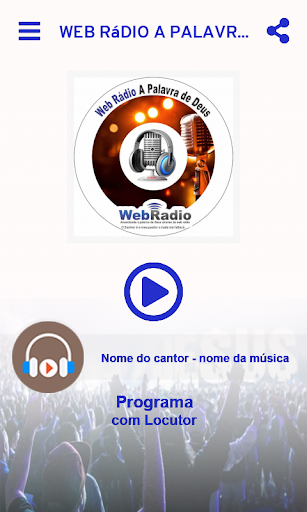 Web Rádio A Palavra de Deus Screen 2