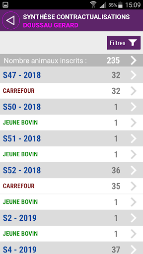 Gicab Contractualisation Screen 2