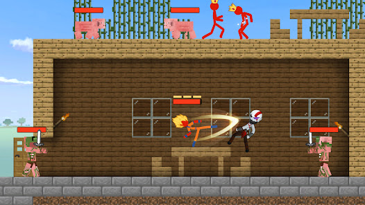Imágen 4 Stickman Combat: Craft War android