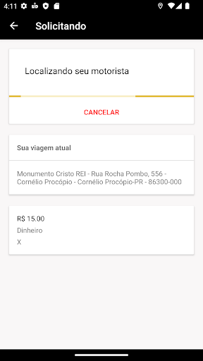 UmDriver - Passageiro Screen 2