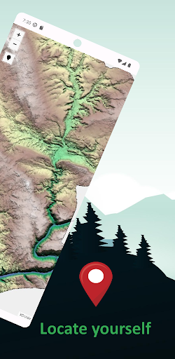 Arches Offline Topographic Map Screen 2