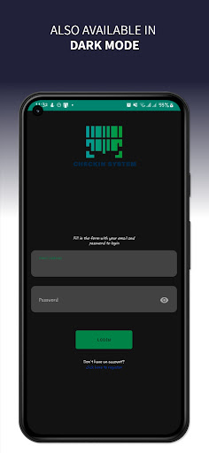 Checkin Attendance System Screen 3