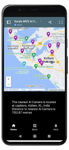 Android application Kerala AI Camera Tracker 2023 screenshort