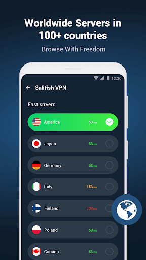 SailfishVPN - Fast, Secure VPN Screen 2