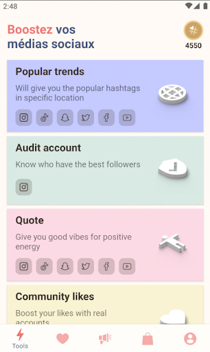 Tendencyz Screen 3