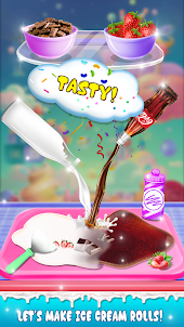 Ice Cream Roll: Cupcake Games