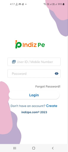 Android application IndizPe screenshort