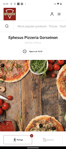 Android application Ephesus Pizzeria Gorseinon screenshort