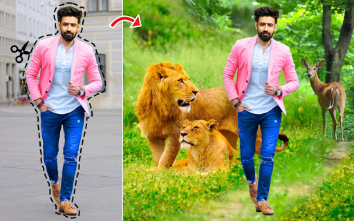 Wild Animal Photo Frames Edit