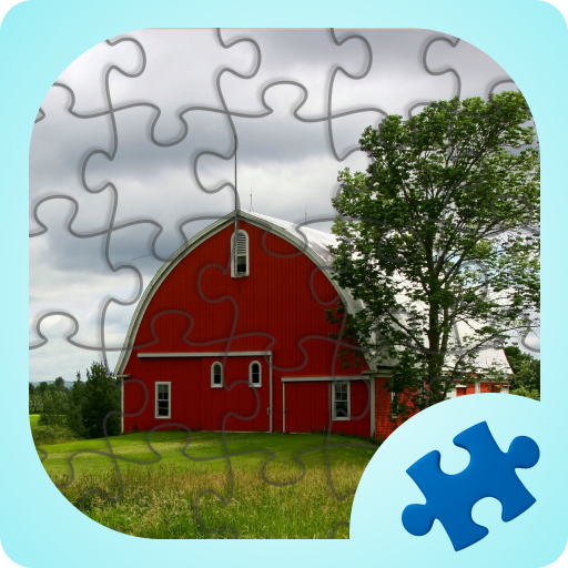 Farm jigsaw puzzles games logo