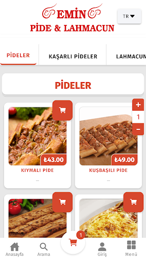Android application Emin Pide screenshort