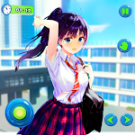 Cover Image of Herunterladen Anime High School Story Games  APK