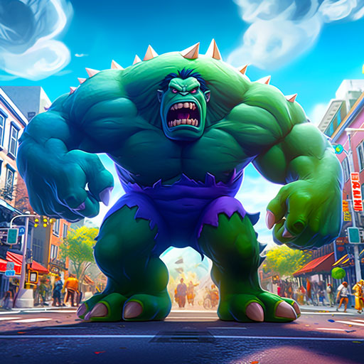 Muscle Hero Incredible Monster logo