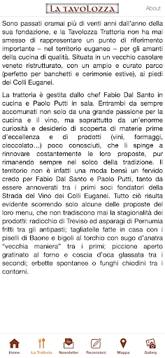 Android application La Tavolozza App screenshort