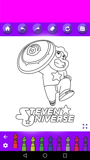 Steven Universes game coloring 2021