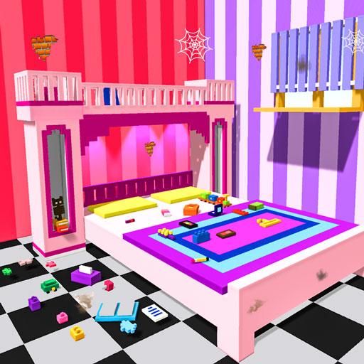 PRINCESS DOLL HOUSE CLEANUP logo