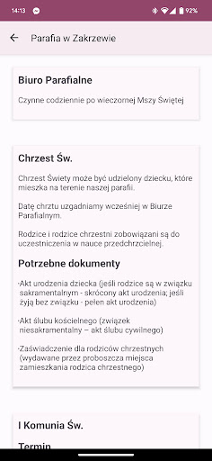 Parafia w Zakrzewie Screen 3