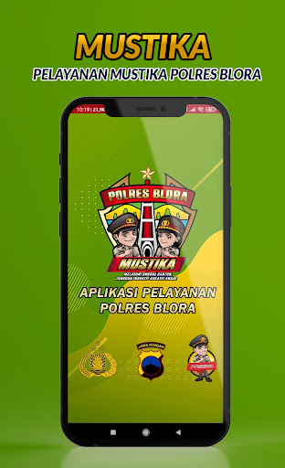 Android application PELAYANAN MUSTIKA POLRES BLORA screenshort