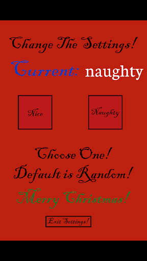 Naughty Or Nice Scanner Screen 2