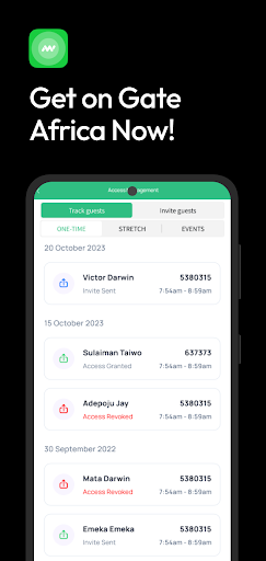 Android application Gate Africa screenshort