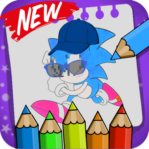 Coloring Book For Blue Hedgehog  Coloring Pages