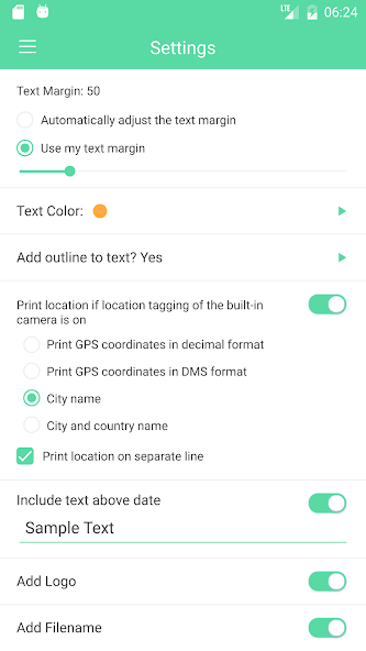 Camera Auto Timestamp screenshot