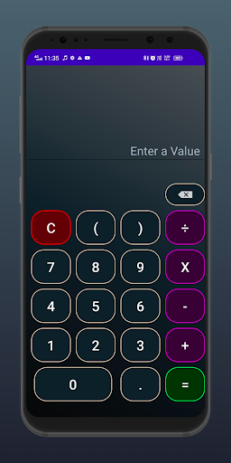Android application MyScientificCalculator screenshort