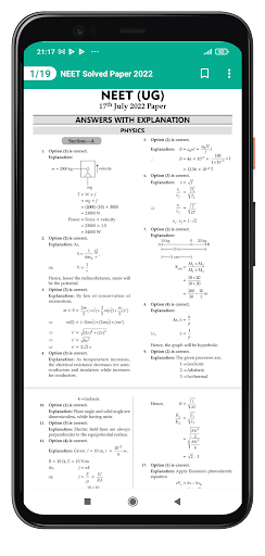 NEET Papers Screen 3