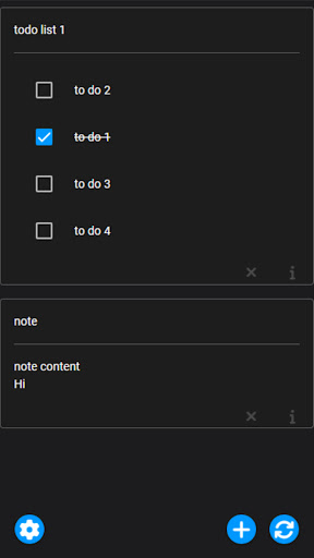 kDrive Notes Screen 2