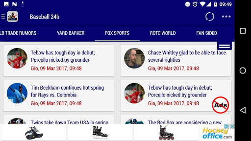 Baseball News 24h Screen 3