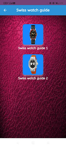 Swiss watch guide Screenshot 1 - AppWisp.com