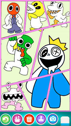Rainbow Friends 2 Color Games - Screenshot 3